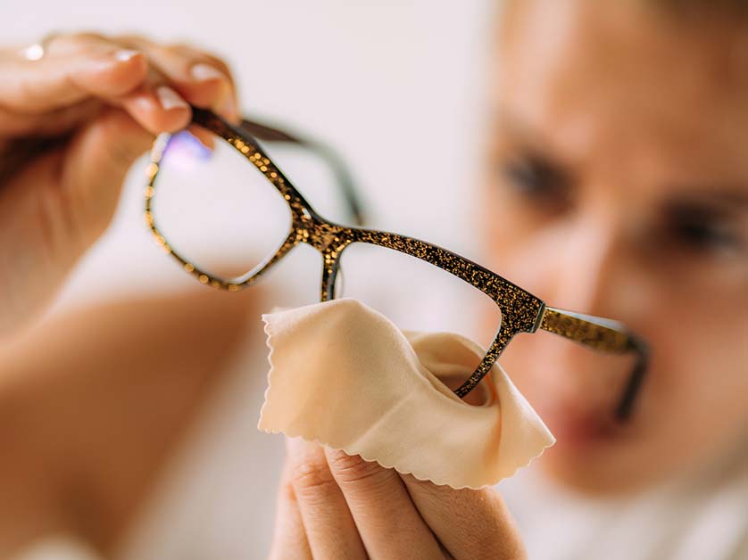 How to Properly Clean Your Eyeglasses